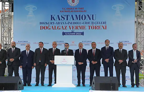 '11 ilçeye daha doğal gaz arzı sağlayacağız'