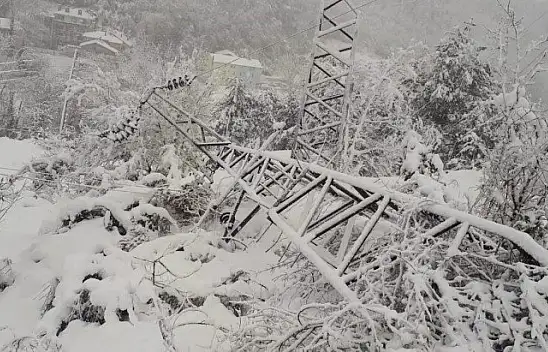 7 ilçede fırtına nedeniyle elektrik kesintisi yaşanıyor