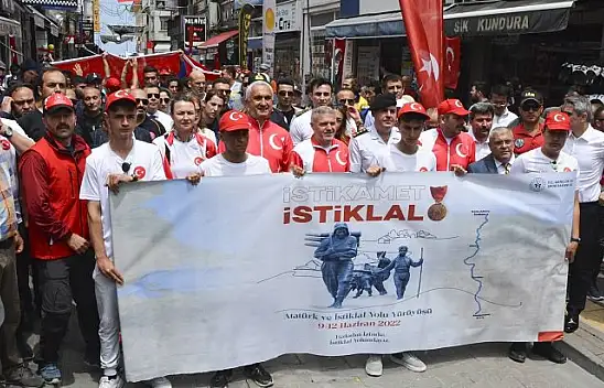 Atatürk ve İstiklal Yolu Yürüyüşü başladı