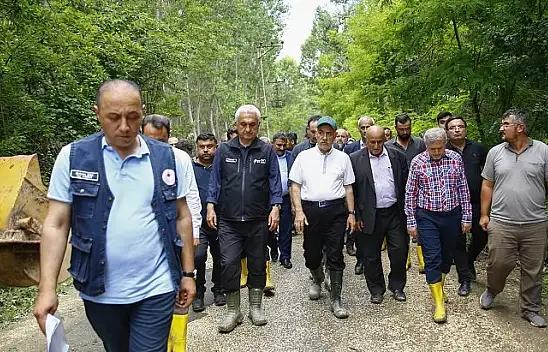 Bakanı Kirişci, Kastamonu'da incelemede bulundu