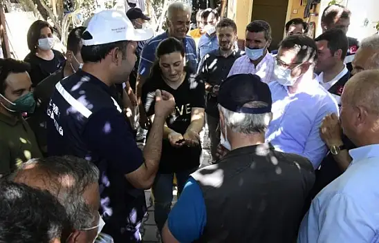 Bakanlar Soylu ve Kurum, Azdavay'da incelemede bulundu