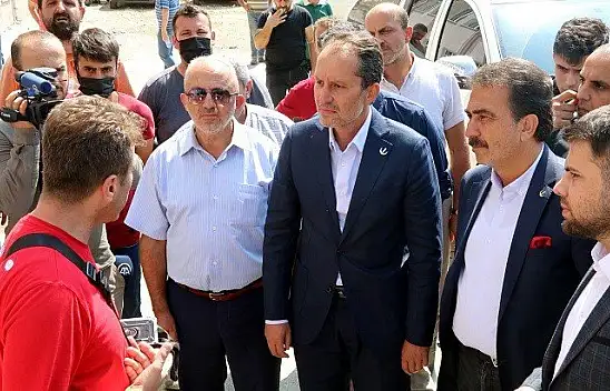Başkan Erbakan, sel felaketinin yaşandığı Bozkurt'u ziyaret etti