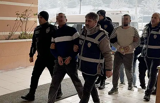 Cinayet zanlıları adliyeye sevk edildi