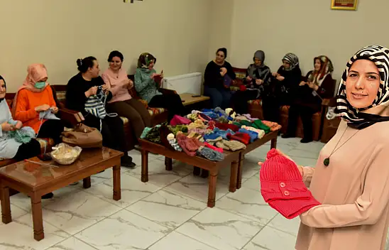 Çocuklara atkı ve bere hediye edecekler