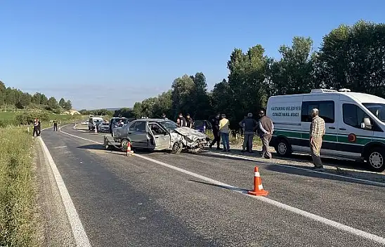 Daday yolunda feci kaza! 1 ölü, 7 yaralı