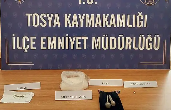 Durdurulan araçta uyuşturucu yakalandı