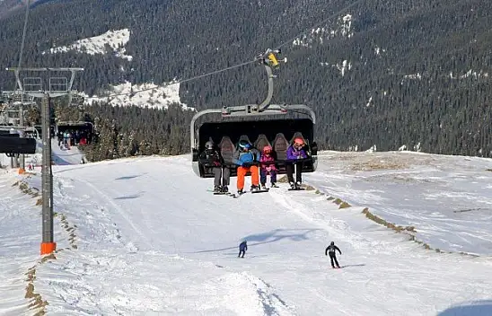 Ilgaz Dağı'nda kayak sezonu nisan ayına uzadı