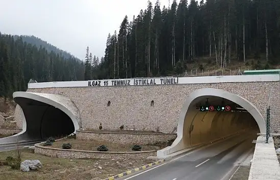 Ilgaz Dağı'ndaki tüneli 4 yılda yaklaşık 7 milyon sürücü kullandı