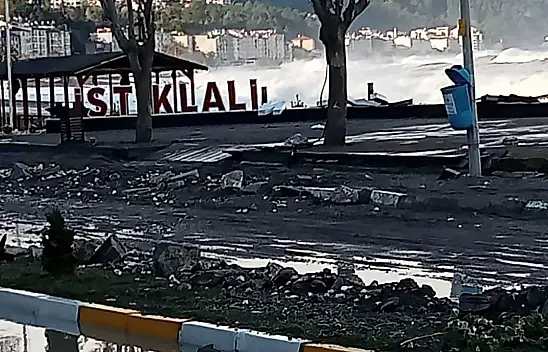 İnebolu sahilinde felaket yaşandı
