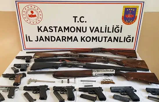 Jandarmadan kaçak silah operasyonu
