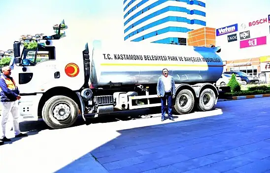 Kastamonu Belediyesi'nden orman yangınıyla mücadeleye destek