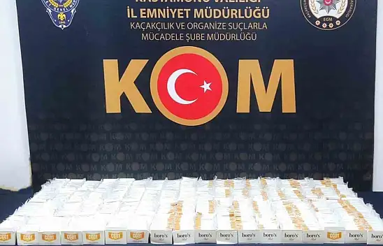 Binlerce makaron ele geçirildi