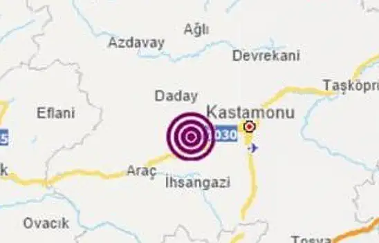 Kastamonu'da korkutan deprem!