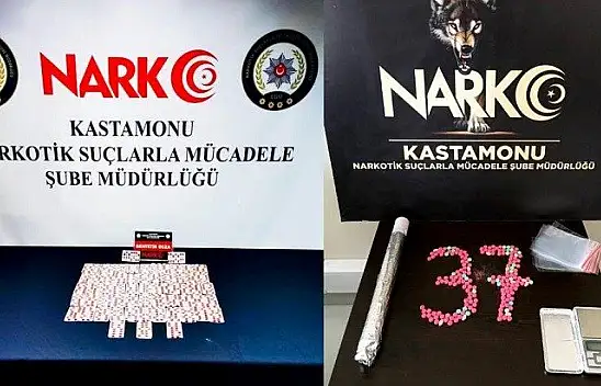 Kastamonu'daki uyuşturucu operasyonlarında 6 zanlı yakalandı