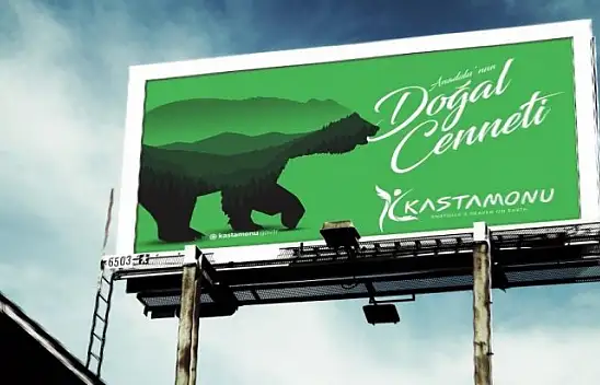 Kastamonu için hazırlanan logoda 'ayı' figürü kullanıldı