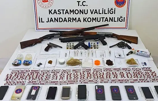 Kastamonu merkezli uyuşturucu operasyonu: 7 gözaltı