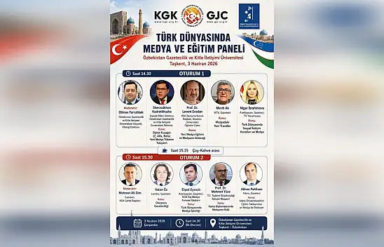 KGK, Özbekistan'da medya ve eğitim paneli düzenliyor: Kastamonu'dan katılım
