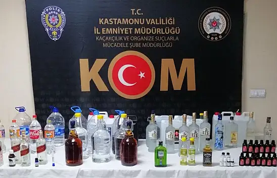 Sahte içki operasyonu! 5 gözaltı
