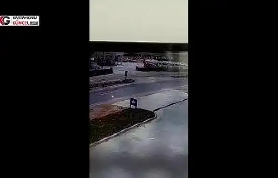 7 kişinin yaralandığı kazanın kamera görüntüleri!