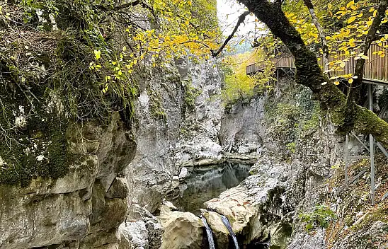 Horma Kanyonu ve Ilıca Şelalesinde sonbahar renkleri