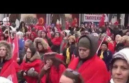 İlk kadın mitinginin 100. yılında 5 bin kadın Kastamonu'da buluştu