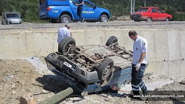 Çalan Cep Telefonuna Bakarken Kaza Yaptı
