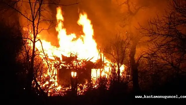 Kastamonu'da 4 Ev Yandı