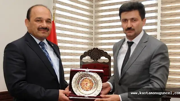 KYK Müdürü Asrak, Rektör Aydın'ı Ziyaret Etti