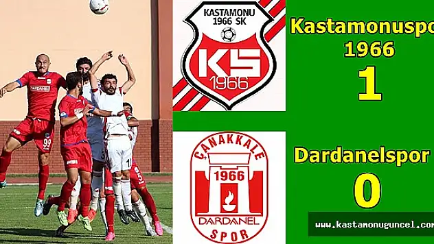 Kastamonuspor 1966 1 - 0 Dardanelspor