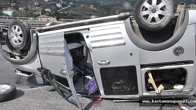 Kastamonu'ya Gelirken Kaza: 8 Yaralı