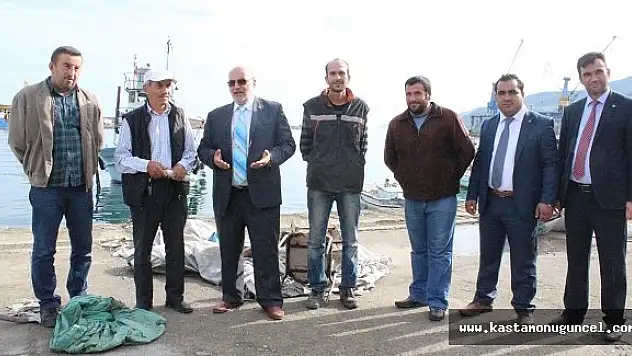 BBP'li Adaylar İnebolu Limanında İnceleme Yaptı