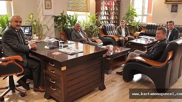 İHA Bölge Müdürleri Başkan Şahin'i Ziyaret Etti