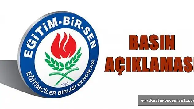 Eğitim Bir-Sen'den Basın Açıklaması