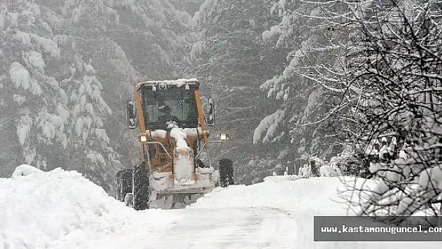 Kastamonu'da 380 Köy Yolu Ulaşıma Kapandı