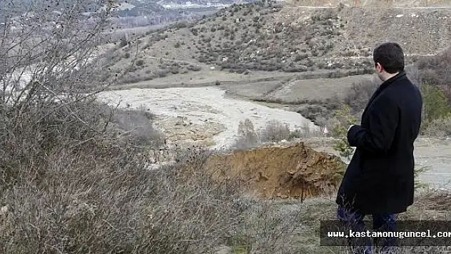 Hanönü'de HES Kanalı Çöktü