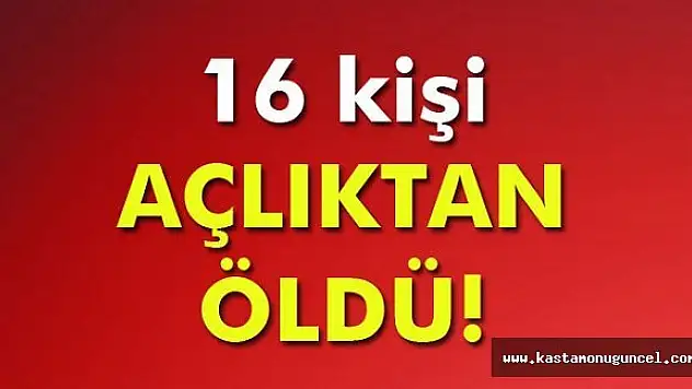 Madaya'da 16 kişi daha açlıktan öldü