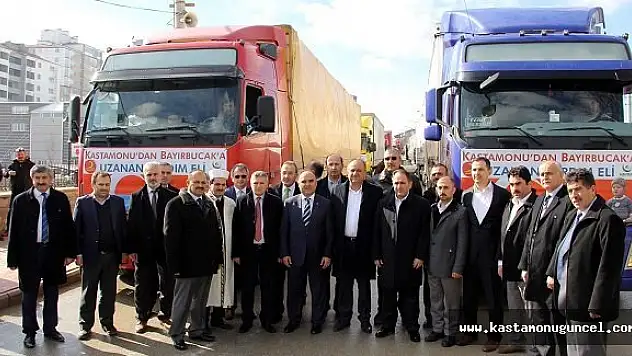 12 Yardım Tır'ı, Türkmenler İçin Yola Çıktı