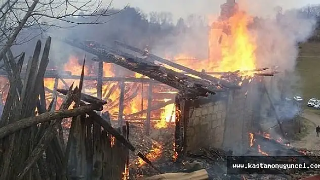 Alevlere Teslim Olan Ev Küle Döndü