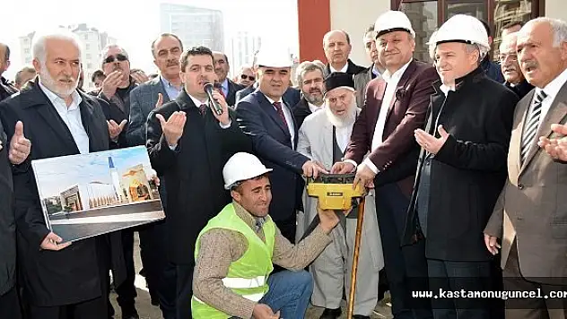 Olukbaşı Camisinin Temeli Törenle Atıldı