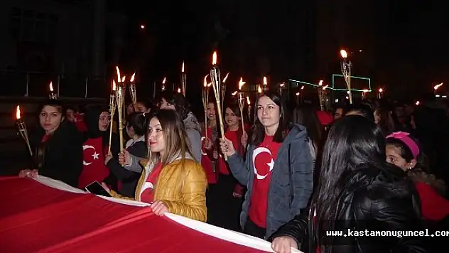 Çatalzeytin'de Teröre Tepki Yürüyüşü