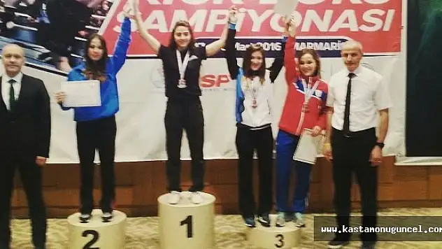 Kick Bokscu Sevdenur, Türkiye ikincisi