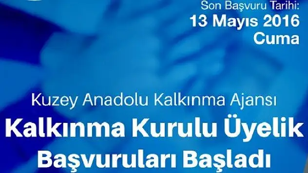 KUZKA Kalkınma Kurulu Üyelik Başvuruları