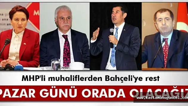 MHP'li Muhaliflerden Ortak Açıklama