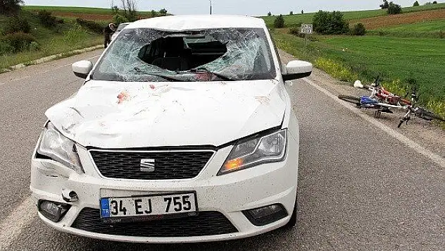 Otomobil İle Bisiklet Çarpıştı: 1 Yaralı