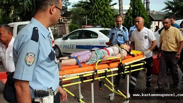 Kamyonetin çarptığı bisikletli kız yaralandı