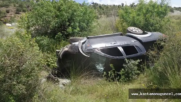 Kamyonetiyle çeltik tarlasına uçtu: 1 yaralı