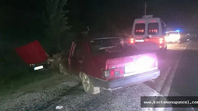 Kastamonu'da otomobiller çarpıştı: 9 yaralı