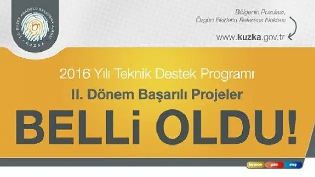 KUZKA'da başarılı projeler belli oldu