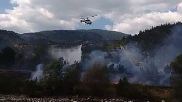 Kastamonu'da yangın: 4 samanlık ve..!