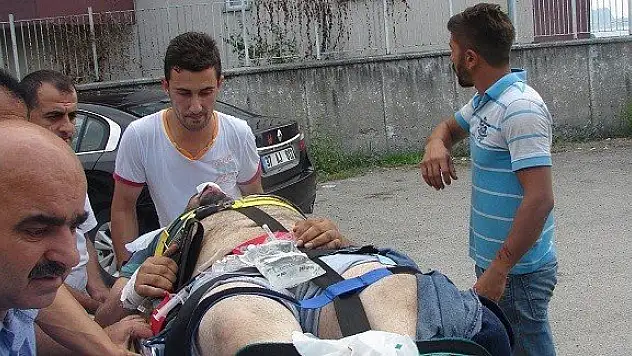 Direkten düşen işçi ağır yaralandı